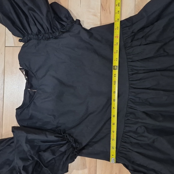 Chepe Women's Size Small Black Puff-Sleeve Dress - Picture 7 of 7